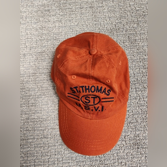 US Virgin Islands St Thomas Baseball Cap - Adjustable - 100% Cotton -EUC - Picture 1 of 3